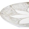 Mauro Ferretti dekorativní podnos Atene Polyresin White Wash Ø 35,5x4,4 cm Boho Chic
