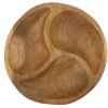 Mauro Ferretti 3dílná dekorativní mísa Ø 25,5x3 cm hnědá