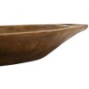 Dekorativní mísa Mauro Ferretti Wan 37x26,5x7 cm hnědá