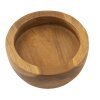 Podnos Erusi Simple Teak Ø 15x9,5 cm Hnědý Recyklovaný teak Ruční výroba