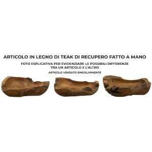 Mauro Ferretti dekorativní mísa Narro 40x29x10 cm hnědá
