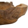 Mauro Ferretti dekorativní mísa Narro 40x29x10 cm hnědá