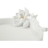 Mauro Ferretti Magnolia dekorativní mísa 24x21x6 cm bílá
