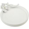 Mauro Ferretti Magnolia dekorativní mísa 24x21x6 cm bílá
