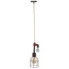 Stropní svítidlo Mauro Ferretti Manhattan simple Ø13x41 cm tmavé