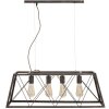 Mauro Ferretti průmyslové stropní svítidlo 78x30x26,5 cm tmavé