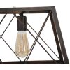 Mauro Ferretti průmyslové stropní svítidlo 78x30x26,5 cm tmavé