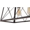 Mauro Ferretti průmyslové stropní svítidlo 78x30x26,5 cm tmavé