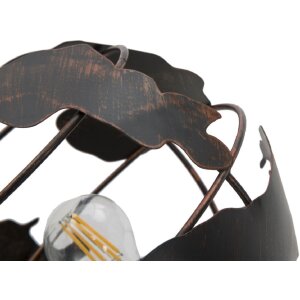 Mauro Ferretti stolní lampa world economy E14 24x20x40 cm tmavá