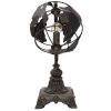 Mauro Ferretti stolní lampa world economy E14 24x20x40 cm tmavá