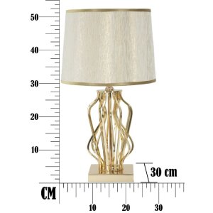 Mauro Ferretti stolní lampa Glam X E27 Ø 30x52 cm zlatá barva krémová