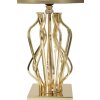 Mauro Ferretti stolní lampa Glam X E27 Ø 30x52 cm zlatá barva krémová