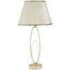 Stolní lampa Mauro Ferretti Glam Flush E27 Ø 30x58 cm zlatá barva krémová