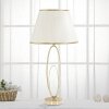 Stolní lampa Mauro Ferretti Glam Flush E27 Ø 30x58 cm zlatá barva krémová