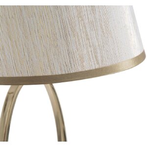 Stolní lampa Mauro Ferretti Glam Flush E27 Ø 24x47 cm zlatá barva krémová