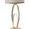 Stolní lampa Mauro Ferretti Glam Flush E27 Ø 24x47 cm zlatá barva krémová