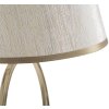 Stolní lampa Mauro Ferretti Glam Flush E27 Ø 24x47 cm zlatá barva krémová