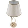 Stolní lampa Mauro Ferretti Glam Flush E27 Ø 24x47 cm zlatá barva krémová