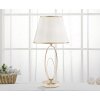 Stolní lampa Mauro Ferretti Glam Flush E27 Ø 24x47 cm zlatá barva krémová