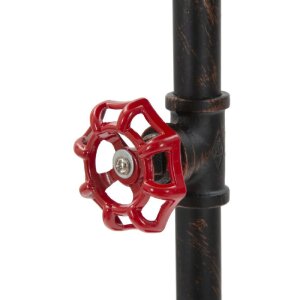 Stolní lampa Mauro Ferretti Manhattan Single E27 Ø 21x64 cm černá měď