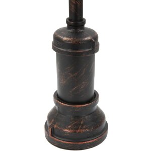 Stolní lampa Mauro Ferretti Manhattan Single E27 Ø 21x64 cm černá měď