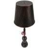 Stolní lampa Mauro Ferretti Manhattan Single E27 Ø 21x64 cm černá měď