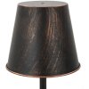 Stolní lampa Mauro Ferretti Manhattan Single E27 Ø 21x64 cm černá měď