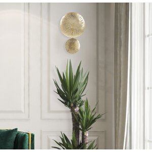 Mauro Ferretti nástěnné svítidlo Simple Glam E27 28,5x8x46 cm zlatá