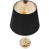 Stolní lampa Mauro Ferretti Glam Harts E27 Ø 30x54,5 cm černá zlatá