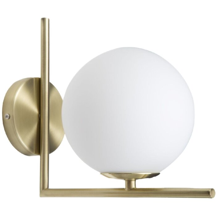 Mauro Ferretti nástěnné svítidlo Glamy E14 15x25x22 cm bílé zlato