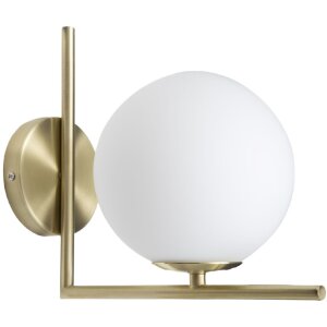 Mauro Ferretti nástěnné svítidlo Glamy E14 15x25x22 cm bílé zlato