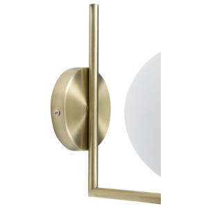 Mauro Ferretti nástěnné svítidlo Glamy E14 15x25x22 cm bílé zlato