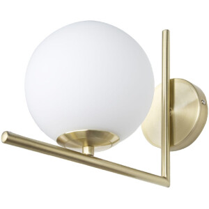 Mauro Ferretti nástěnné svítidlo Glamy E14 15x25x22 cm bílé zlato