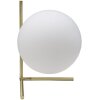 Stolní lampa Mauro Ferretti Glamy Low E14 25x25x27 cm bílé zlato