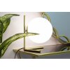 Stolní lampa Mauro Ferretti Glamy Low E14 25x25x27 cm bílé zlato