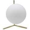 Stolní lampa Mauro Ferretti Glamy Low E14 25x25x27 cm bílé zlato