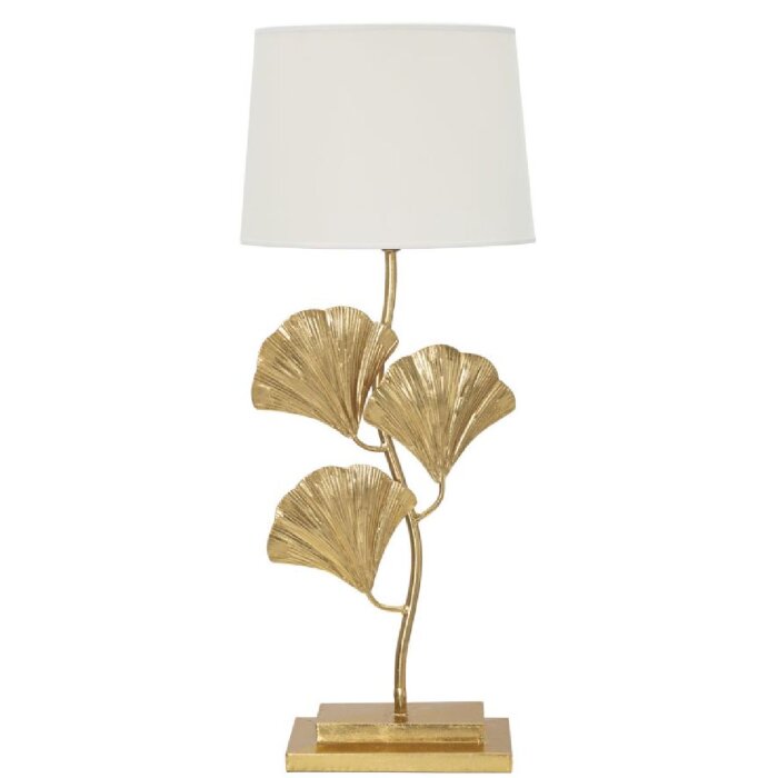 Stolní lampa Mauro Ferretti Glamy E27 Ø 33x81 cm zlatá bílá
