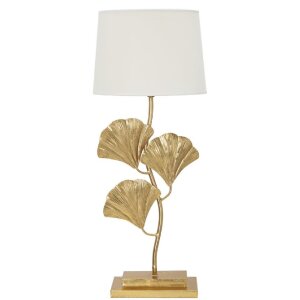 Stolní lampa Mauro Ferretti Glamy E27 Ø 33x81 cm zlatá bílá