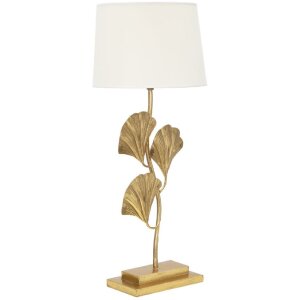 Stolní lampa Mauro Ferretti Glamy E27 Ø 33x81 cm zlatá bílá