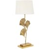 Stolní lampa Mauro Ferretti Glamy E27 Ø 33x81 cm zlatá bílá