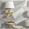 Stolní lampa Mauro Ferretti Glamy E27 Ø 33x81 cm zlatá bílá