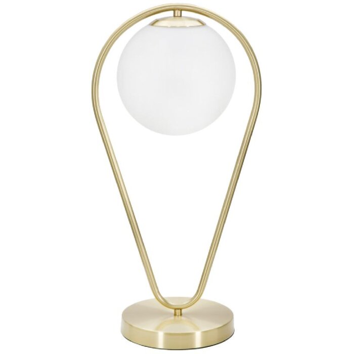 Stolní lampa Mauro Ferretti Glamy Ablegen E14 25x18x50 cm zlatá bílá