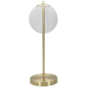 Stolní lampa Mauro Ferretti Glamy Ablegen E14 25x18x50 cm zlatá bílá