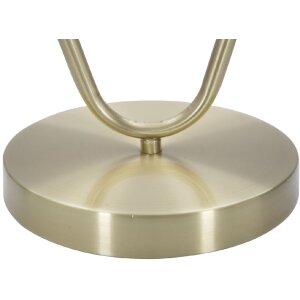 Stolní lampa Mauro Ferretti Glamy Ablegen E14 25x18x50 cm zlatá bílá