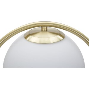 Stolní lampa Mauro Ferretti Glamy Ablegen E14 25x18x50 cm zlatá bílá