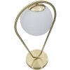 Stolní lampa Mauro Ferretti Glamy Ablegen E14 25x18x50 cm zlatá bílá