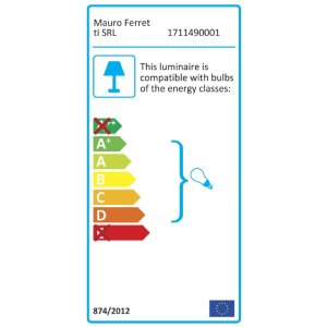 Mauro Ferretti Darky stolní lampa stříbrná E27 Ø 28x56 cm černá stříbrná