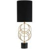 Mauro Ferretti Circly stolní lampa E27 Ø 22,5x65 cm zlatá černá