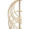 Mauro Ferretti Circly stolní lampa E27 Ø 22,5x65 cm zlatá černá