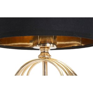Mauro Ferretti Circly stolní lampa E27 Ø 20x58,5 cm zlatá černá